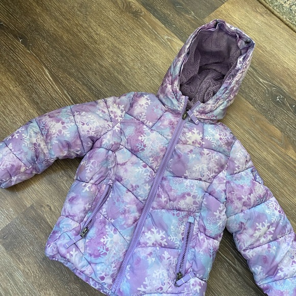 Snozu Other - Snozu girls jacket pink purple hoodie ski coat size 6